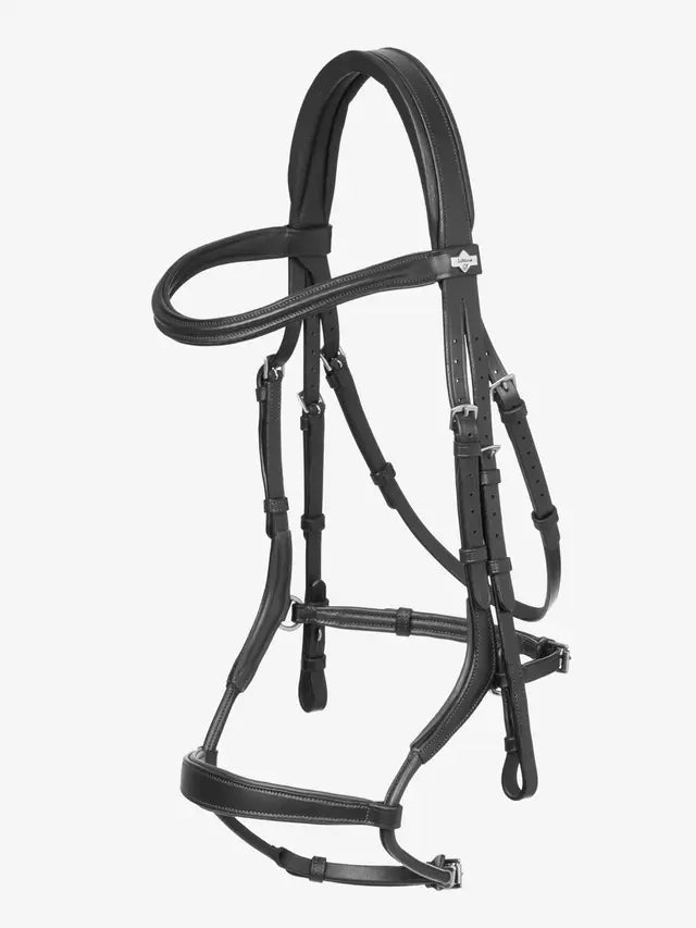 LeMieux ogłowie anatomiczne "Arika Adjustable", czarne