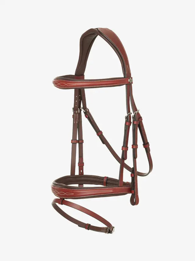 LeMieux ogłowie "Kudos Competition Flash", Chestnut