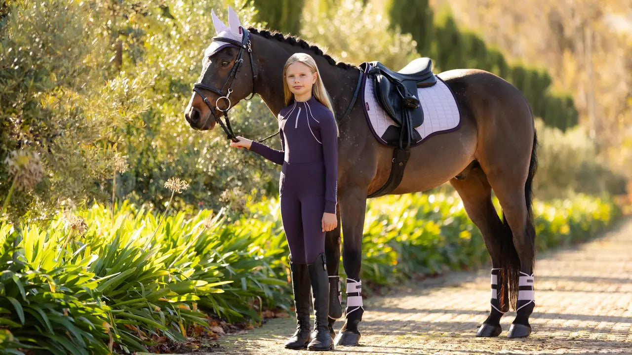 LeMieux czaprak Suede GP, Lilac 24h