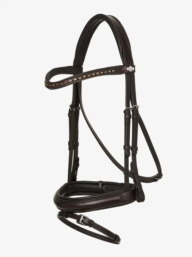 LeMieux ogłowie "Arika Dressage", brązowe