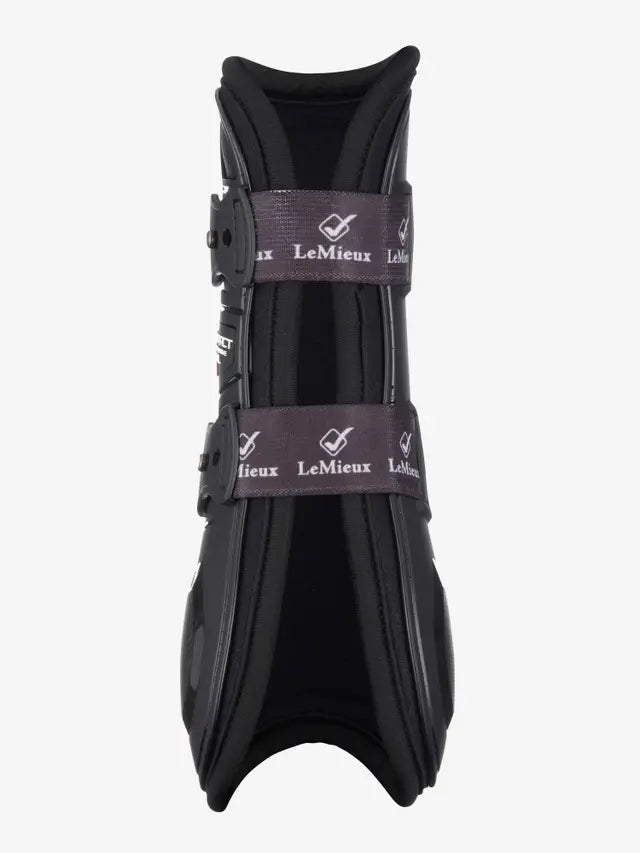 LeMieux ochraniacze skokowe przednie Impact Responsive, czarne 24h