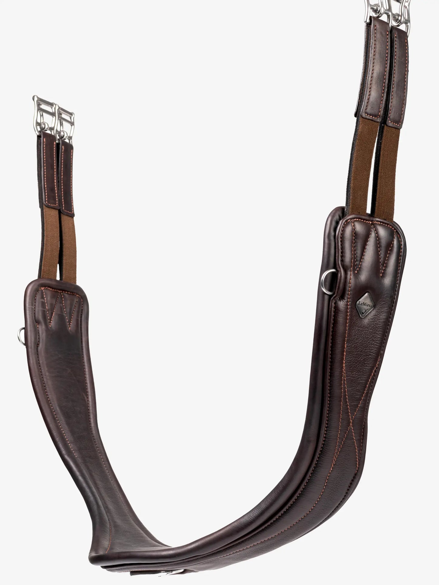 LeMieux popręg Gel-Tek Anatomic Jumping, brązowy
