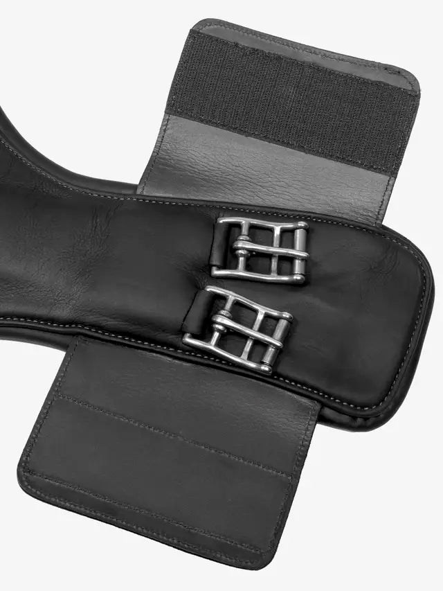 LeMieux krótki popręg z fartuchem Gel-Tek Anatomic, czarny