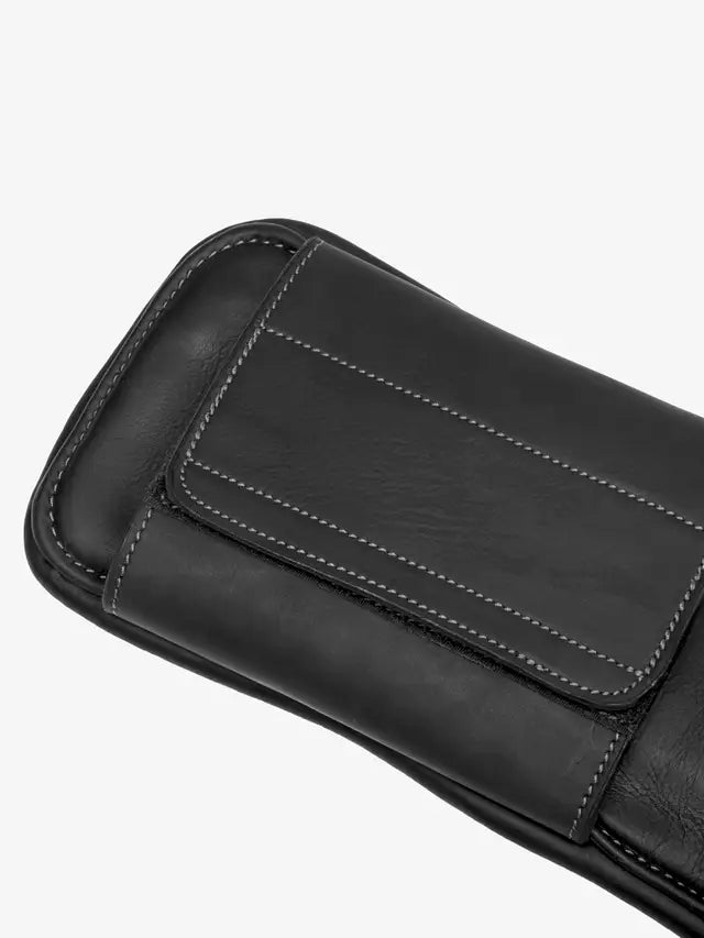 LeMieux krótki popręg z fartuchem Gel-Tek Anatomic, czarny