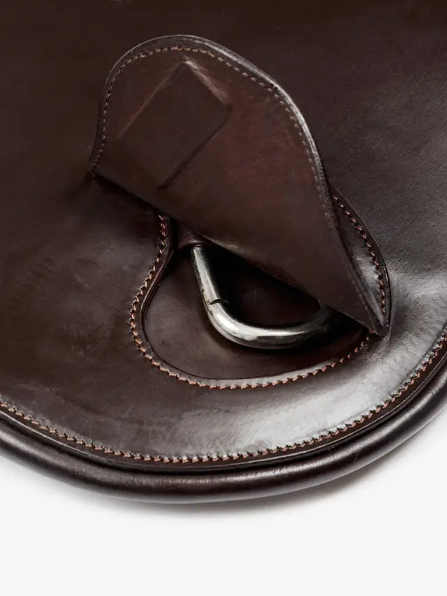 LeMieux krótki popręg z fartuchem Gel-Tek Anatomic, brązowy