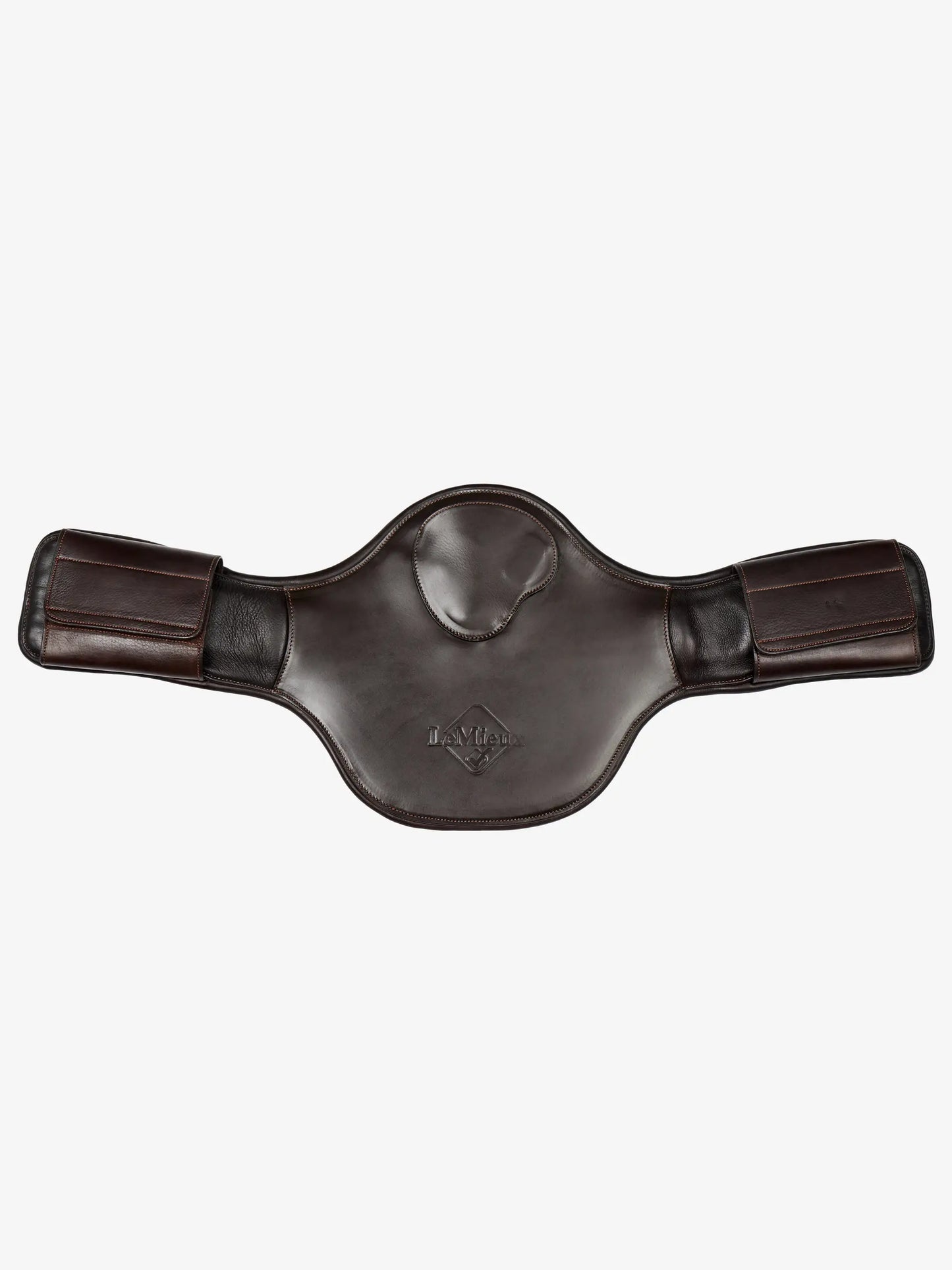 LeMieux krótki popręg z fartuchem Gel-Tek Anatomic, brązowy