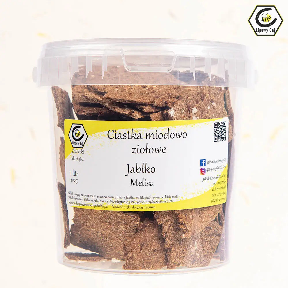 Lipowy Gaj ciastka miodowo ziołowe - jabłko, melisa 24h