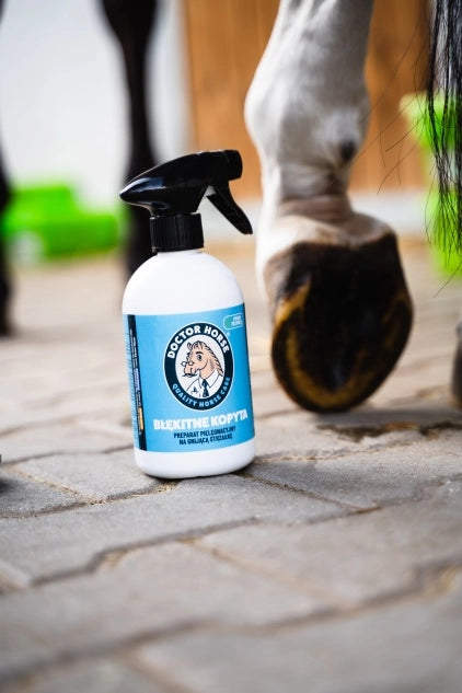 Doctor Horse "Błękitne Kopyta" spray pielęgnacyjny na gnijącą strzałkę 100ml 24h