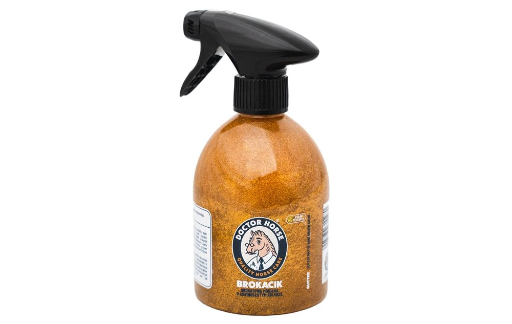Doctor Horse odżywka brokatowa do grzywy, ogona i sierści 500ml, ciemnozłoty 24h