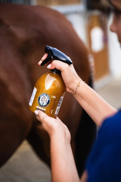 Doctor Horse odżywka brokatowa do grzywy, ogona i sierści 500ml, ciemnozłoty 24h