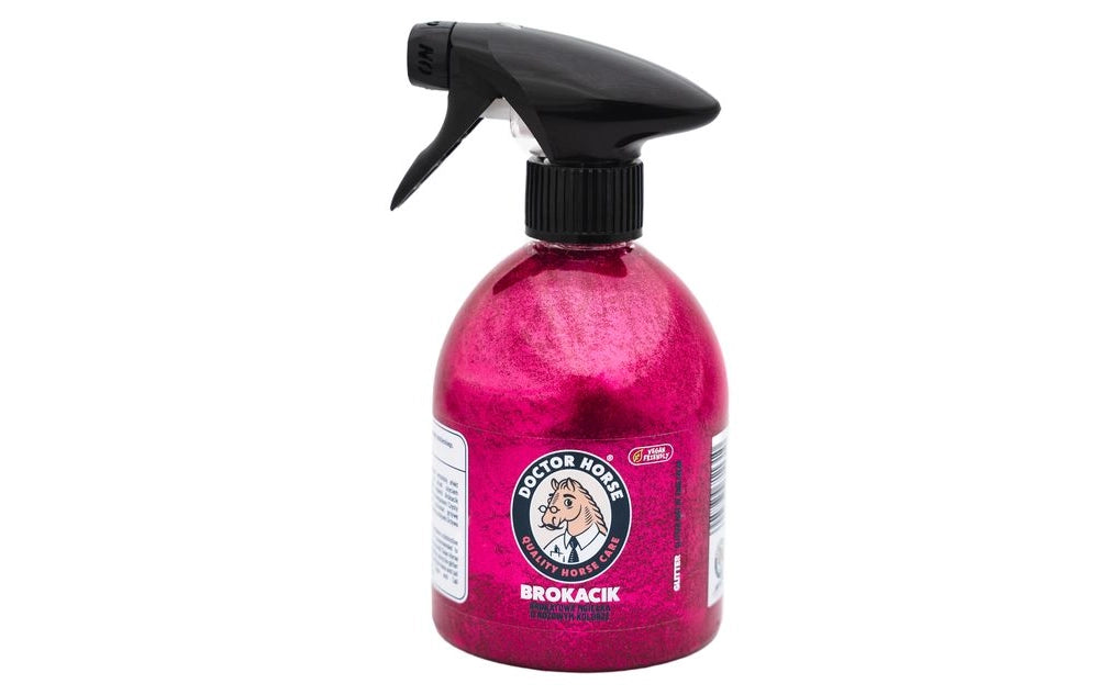 Doctor Horse odżywka brokatowa do grzywy, ogona i sierści 500ml, różowa 24h