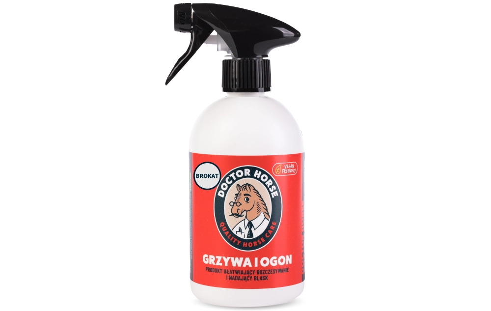 Doctor Horse "Grzywa i Ogon z brokatem" odżywka ułatwiająca rozczesywanie i nadająca blask z brokatem 500ml 24h
