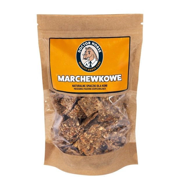 Doctor Horse x Końska Cukierenka naturalne smaczki dla koni 1l, marchewka 24h