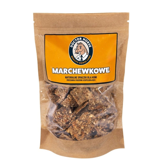 Doctor Horse x Końska Cukierenka naturalne smaczki dla koni 1l, marchewka 24h