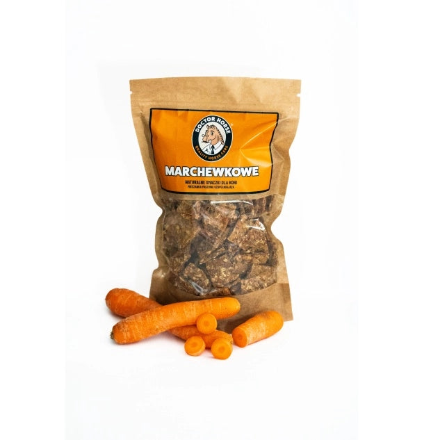 Doctor Horse x Końska Cukierenka naturalne smaczki dla koni 1l, marchewka 24h