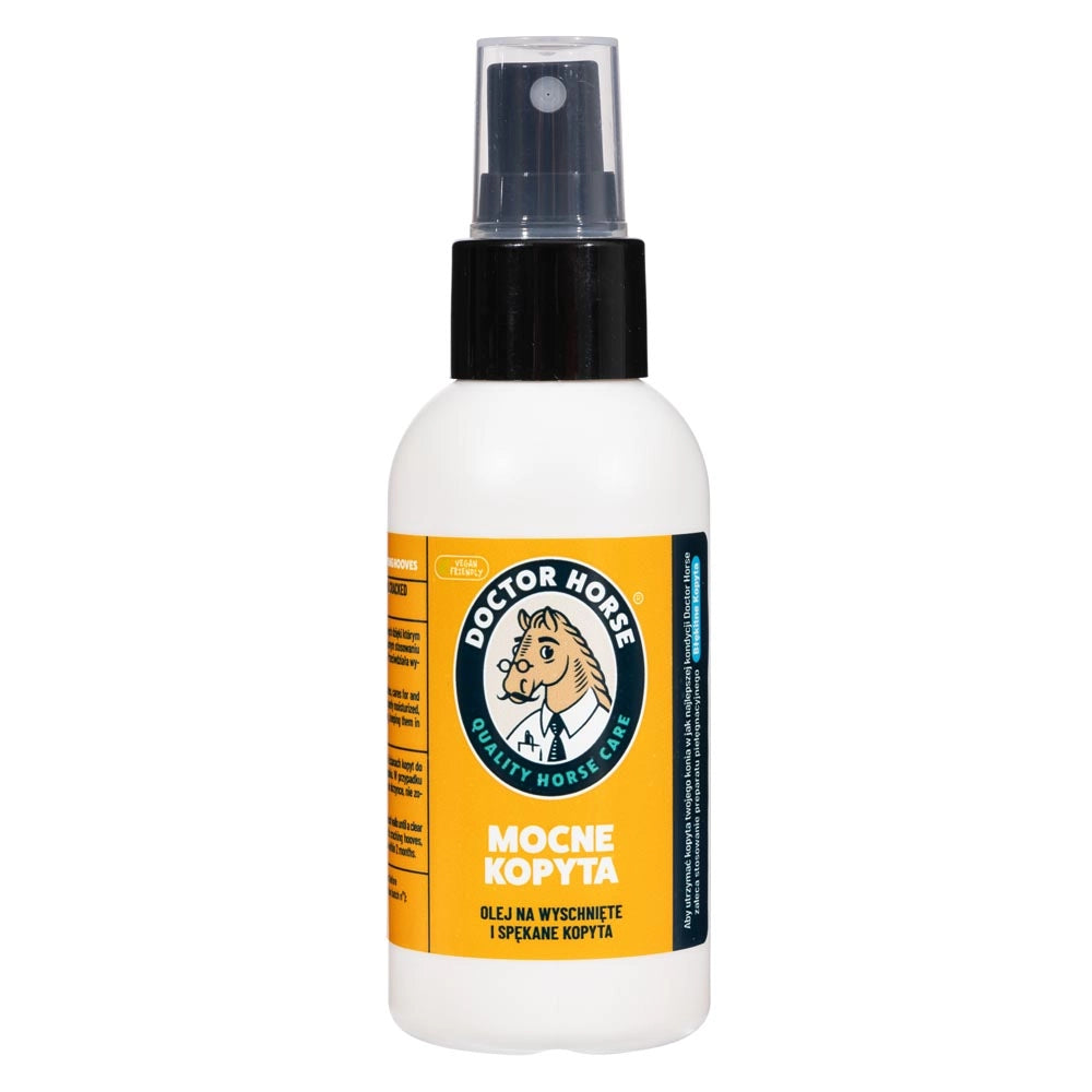 Doctor Horse "Mocne Kopyta" olej do kopyt w spray'u 100ml 24h