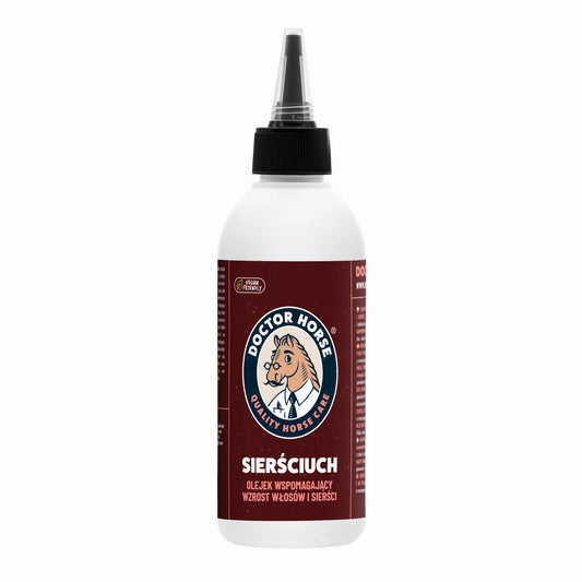 Doctor Horse "Sierściuch" olejek na porost grzywy, ogona i sierści 24h