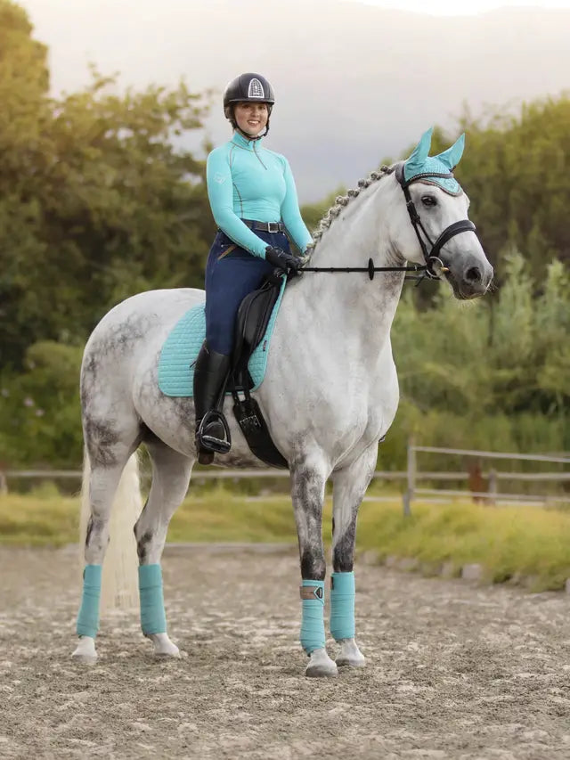 LeMieux czaprak Suede DR, Azure 24h